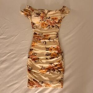 Floral ruffled dress